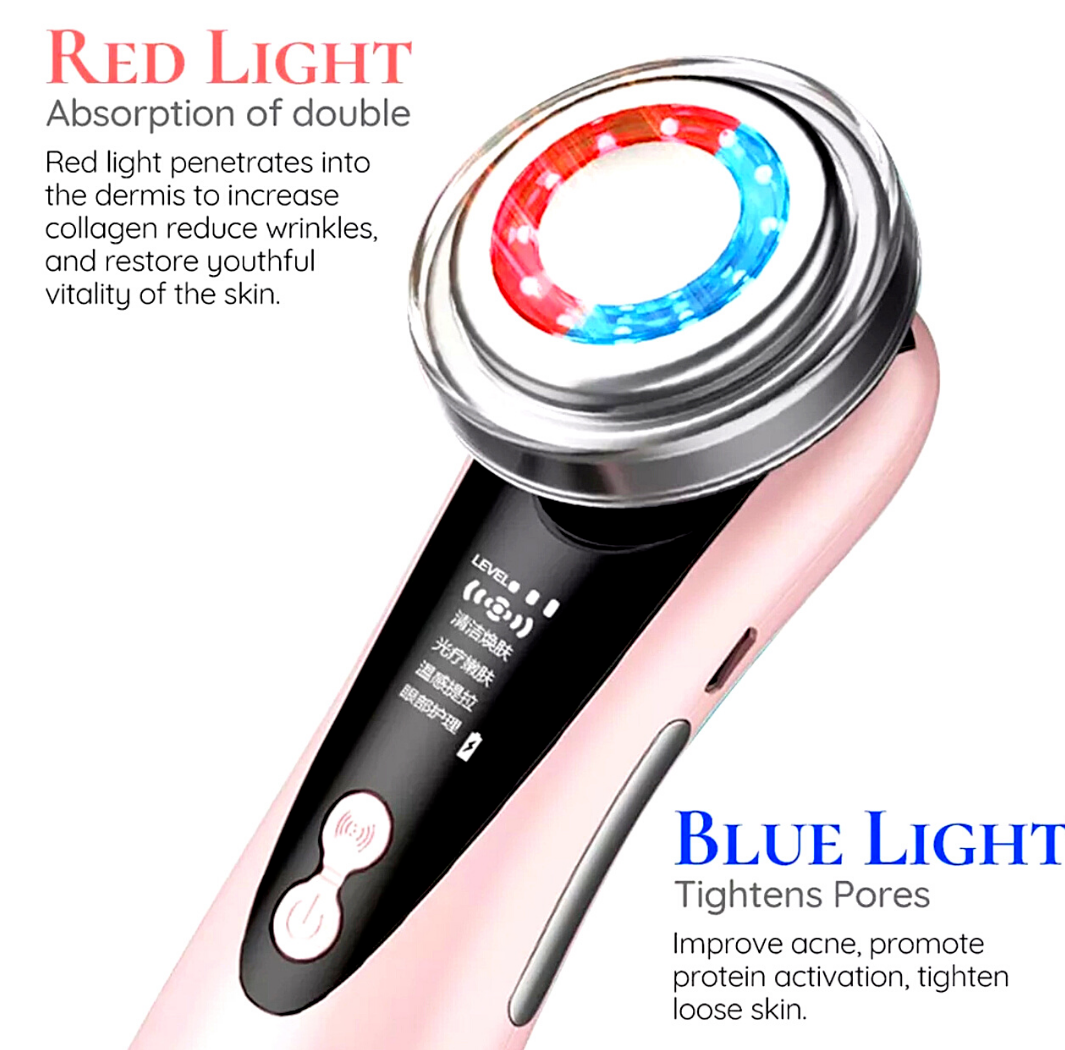 Masajeador LED Para La Cara Facial Rostro Rejuvenecimien