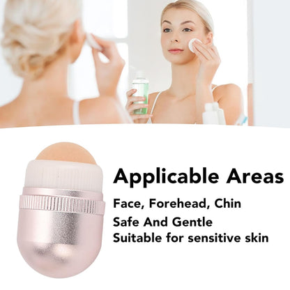 Volcanic Facial Oil Absorbing Roller for Oily Skin - Egg-Shaped Design with Replacement Ball
